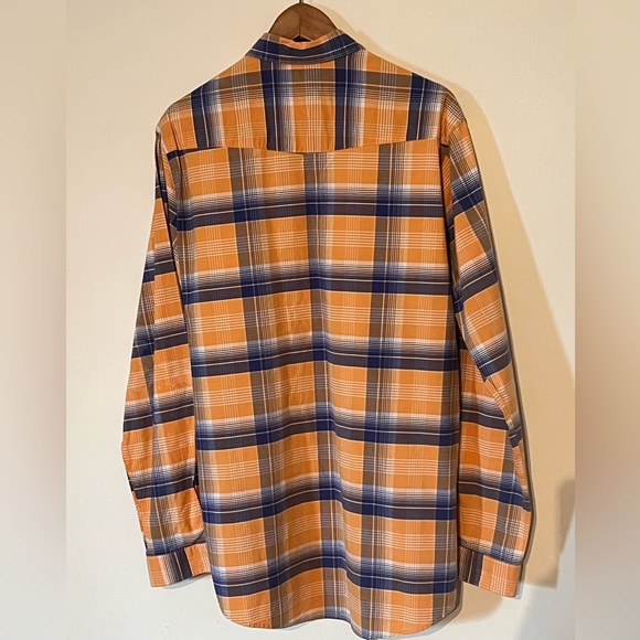 2/$25 | Rough Stock Panhandle Slim | Plaid Button Down - Size LT - Picture 5 of 8
